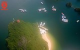 Ngắm Vịnh Hạ Long tuyệt đẹp từ trên cao